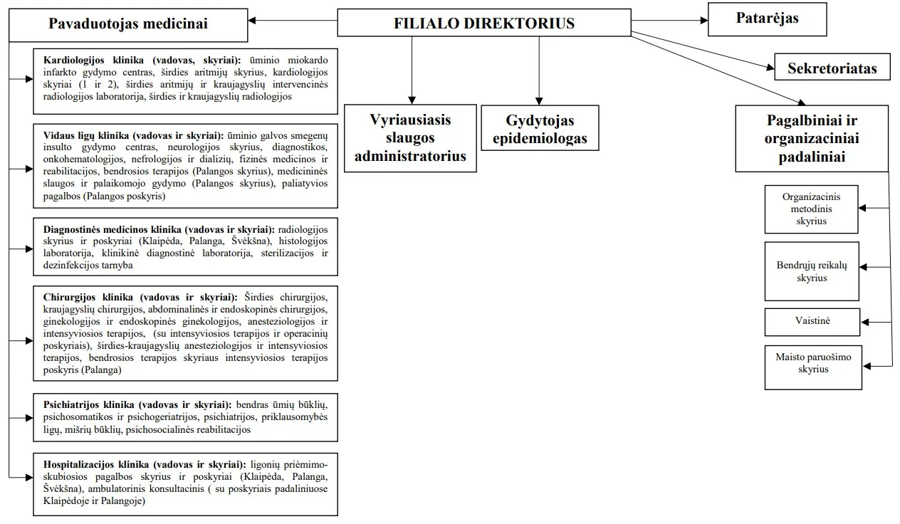 jurlig valdymo struktura